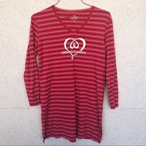 VICTORIA SECRET | Red Heart Sleep-Shirt
